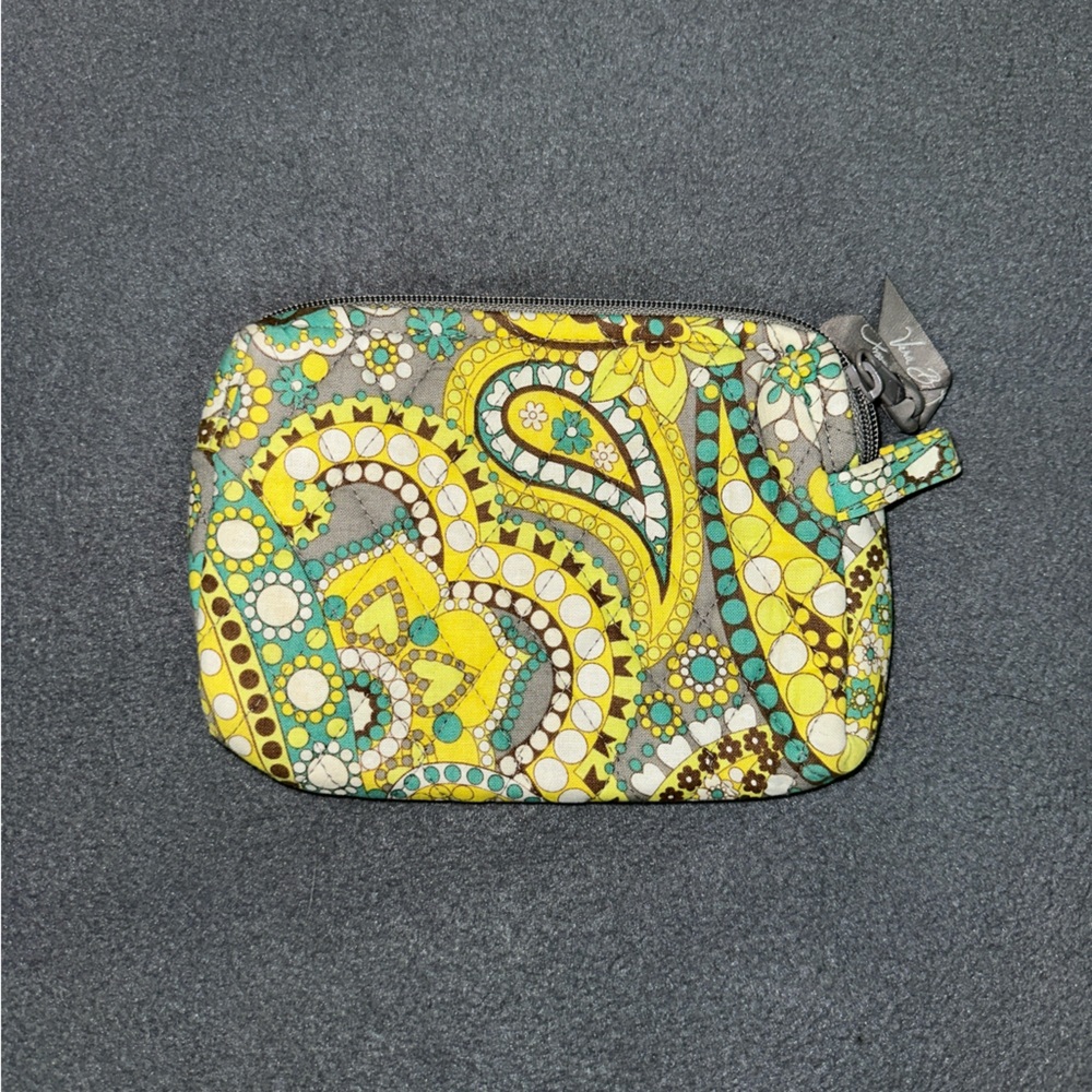 Vera Bradley Lemon Parfait Lot - Tote, Wallet, Cosmetic, ID Zip - Picture 6 of 9